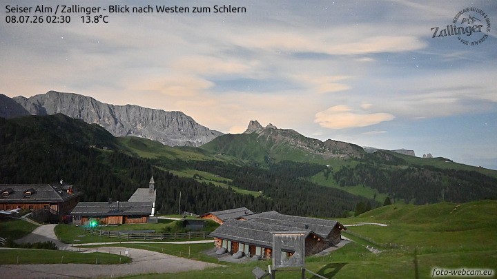 Archiv Foto Webcam Almgasthof Zallinger (Dolomiten)
