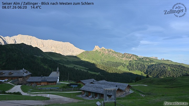 Archiv Foto Webcam Almgasthof Zallinger (Dolomiten)