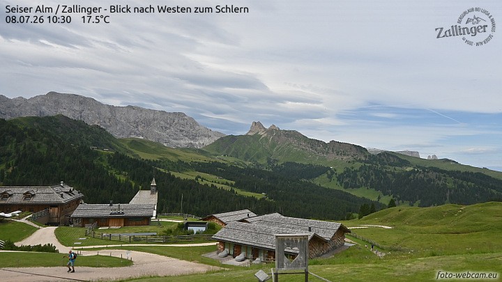 Archiv Foto Webcam Almgasthof Zallinger (Dolomiten)