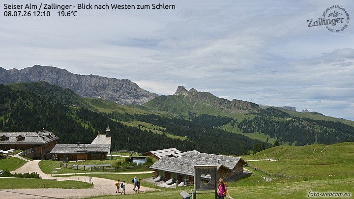 Archiv Foto Webcam Almgasthof Zallinger (Dolomiten)