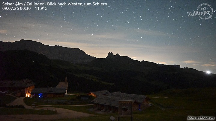 Archiv Foto Webcam Almgasthof Zallinger (Dolomiten)