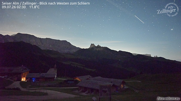 Archiv Foto Webcam Almgasthof Zallinger (Dolomiten)