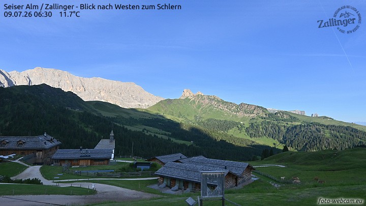 Archiv Foto Webcam Almgasthof Zallinger (Dolomiten)