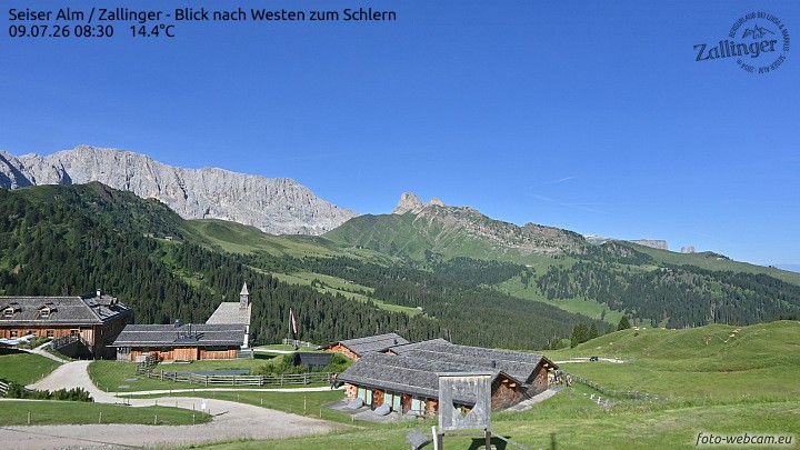 Archiv Foto Webcam Almgasthof Zallinger (Dolomiten)