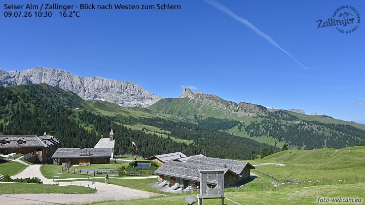 Archiv Foto Webcam Almgasthof Zallinger (Dolomiten)