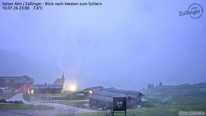 Archiv Foto Webcam Almgasthof Zallinger (Dolomiten)