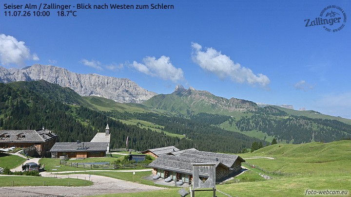Archiv Foto Webcam Almgasthof Zallinger (Dolomiten)