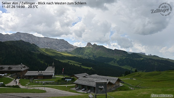 Archiv Foto Webcam Almgasthof Zallinger (Dolomiten)
