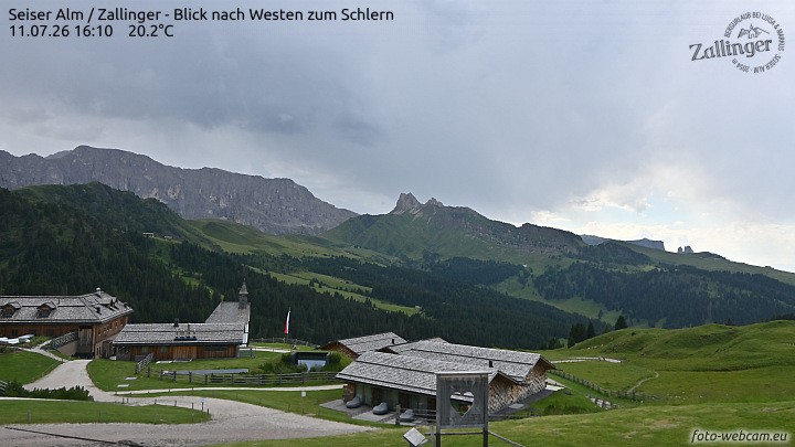 Archiv Foto Webcam Almgasthof Zallinger (Dolomiten)