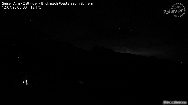 Archiv Foto Webcam Almgasthof Zallinger (Dolomiten)