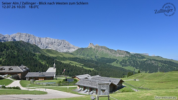 Archiv Foto Webcam Almgasthof Zallinger (Dolomiten)