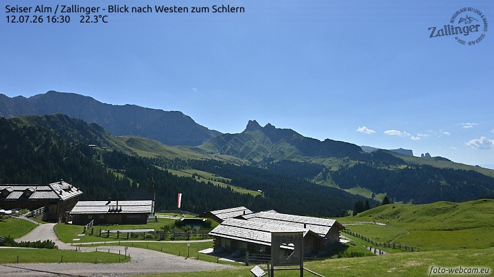 Archiv Foto Webcam Almgasthof Zallinger (Dolomiten)