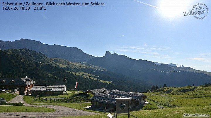 Archiv Foto Webcam Almgasthof Zallinger (Dolomiten)