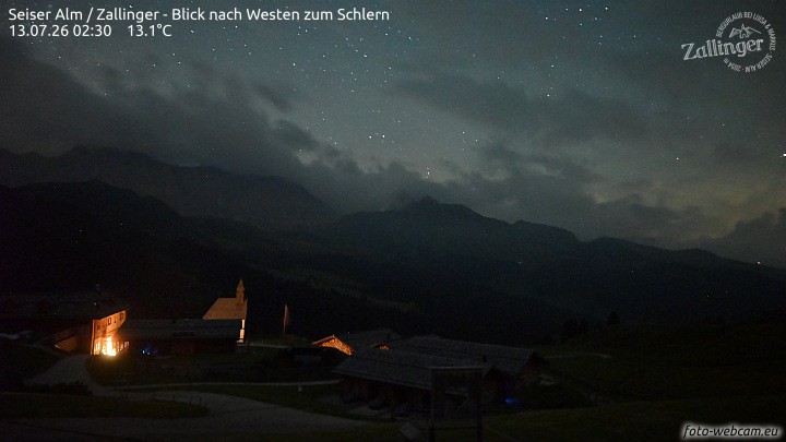 Archiv Foto Webcam Almgasthof Zallinger (Dolomiten)
