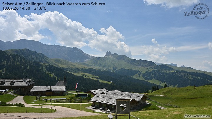 Archiv Foto Webcam Almgasthof Zallinger (Dolomiten)