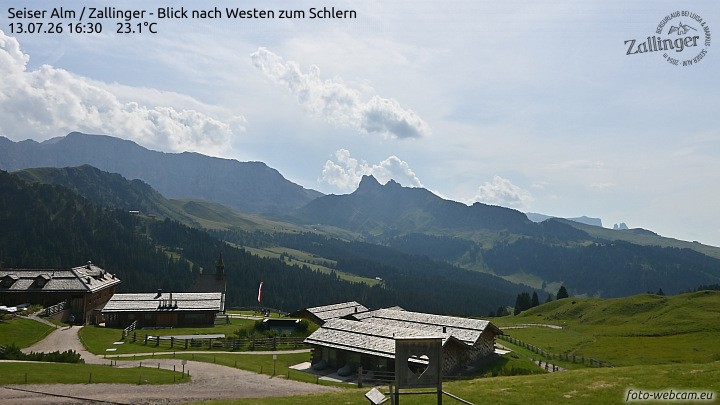 Archiv Foto Webcam Almgasthof Zallinger (Dolomiten)