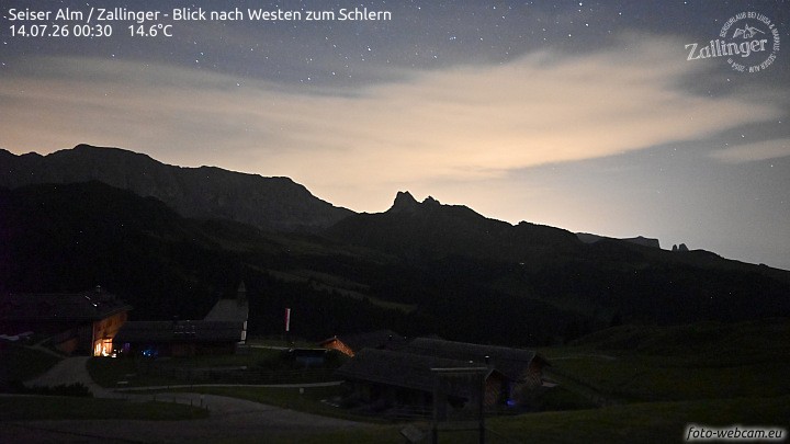 Archiv Foto Webcam Almgasthof Zallinger (Dolomiten)