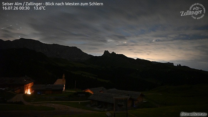 Archiv Foto Webcam Almgasthof Zallinger (Dolomiten)