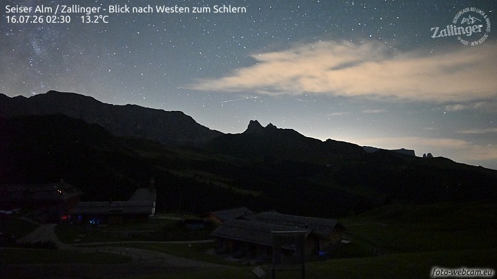 Archiv Foto Webcam Almgasthof Zallinger (Dolomiten)