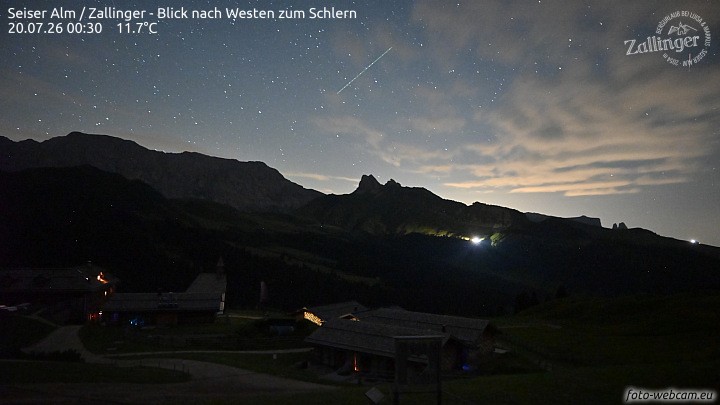 Archiv Foto Webcam Almgasthof Zallinger (Dolomiten)