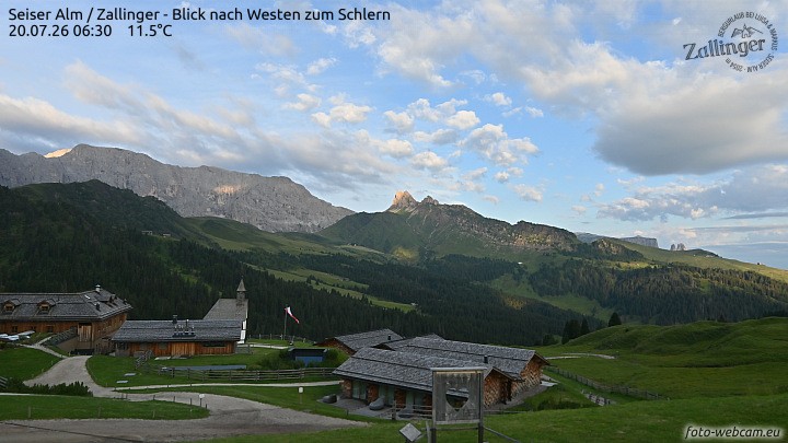 Archiv Foto Webcam Almgasthof Zallinger (Dolomiten)