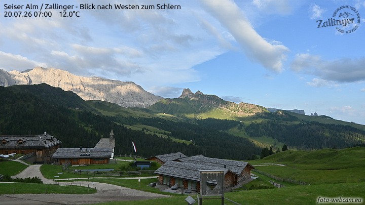 Archiv Foto Webcam Almgasthof Zallinger (Dolomiten)