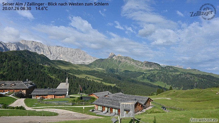 Archiv Foto Webcam Almgasthof Zallinger (Dolomiten)