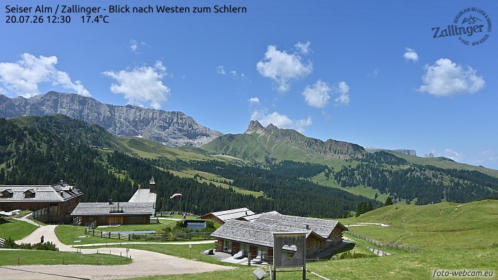 Archiv Foto Webcam Almgasthof Zallinger (Dolomiten)