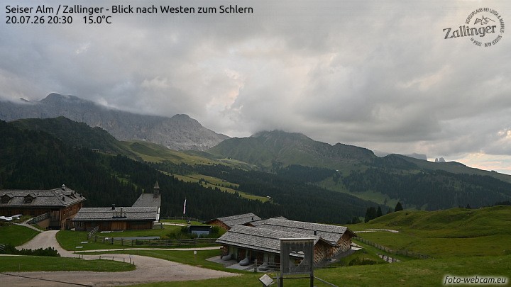 Archived image Webcam Almgasthof Zallinger