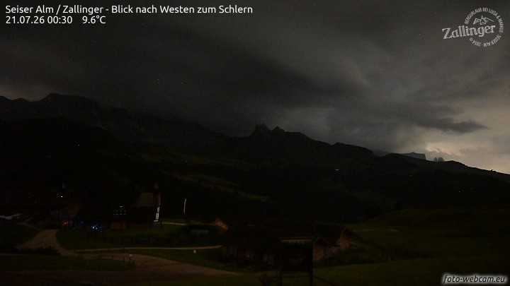 Archiv Foto Webcam Almgasthof Zallinger (Dolomiten)