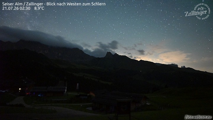 Archiv Foto Webcam Almgasthof Zallinger (Dolomiten)