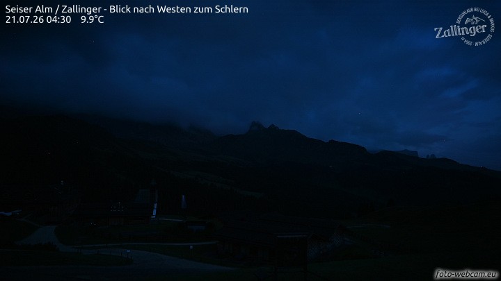 Archiv Foto Webcam Almgasthof Zallinger (Dolomiten)