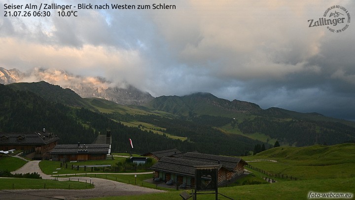 Archiv Foto Webcam Almgasthof Zallinger (Dolomiten)