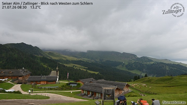 Archiv Foto Webcam Almgasthof Zallinger (Dolomiten)