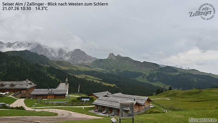 Archiv Foto Webcam Almgasthof Zallinger (Dolomiten)