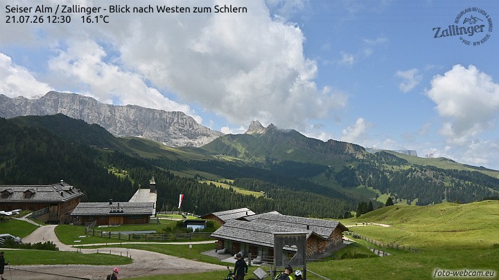 Archiv Foto Webcam Almgasthof Zallinger (Dolomiten)