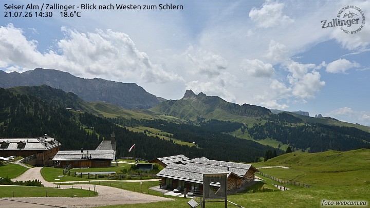 Archiv Foto Webcam Almgasthof Zallinger (Dolomiten)