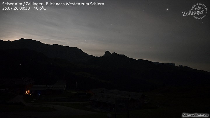 Archiv Foto Webcam Almgasthof Zallinger (Dolomiten)