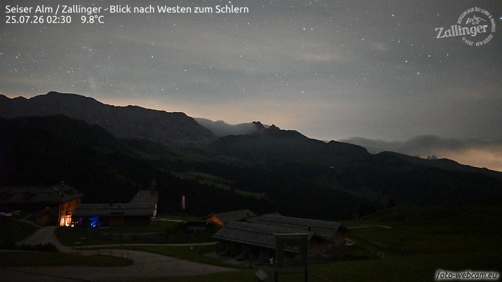 Archiv Foto Webcam Almgasthof Zallinger (Dolomiten)