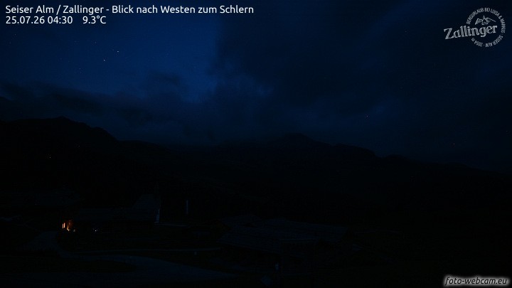 Archiv Foto Webcam Almgasthof Zallinger (Dolomiten)