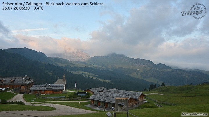 Archiv Foto Webcam Almgasthof Zallinger (Dolomiten)