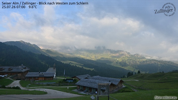 Archiv Foto Webcam Almgasthof Zallinger (Dolomiten)