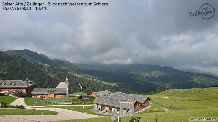 Archiv Foto Webcam Almgasthof Zallinger (Dolomiten)