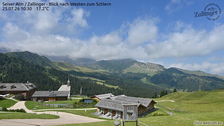 Archiv Foto Webcam Almgasthof Zallinger (Dolomiten)