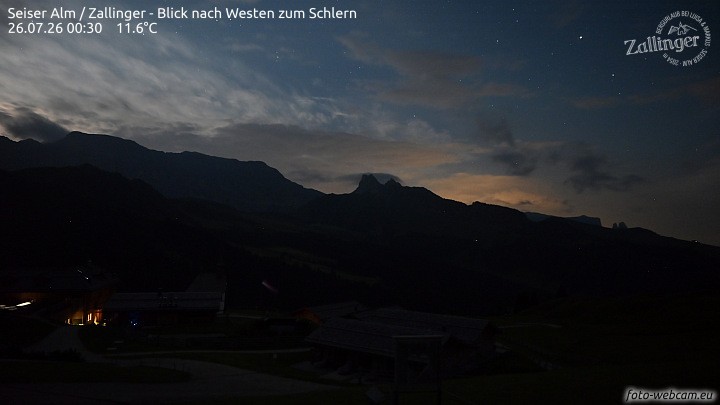 Archiv Foto Webcam Almgasthof Zallinger (Dolomiten)