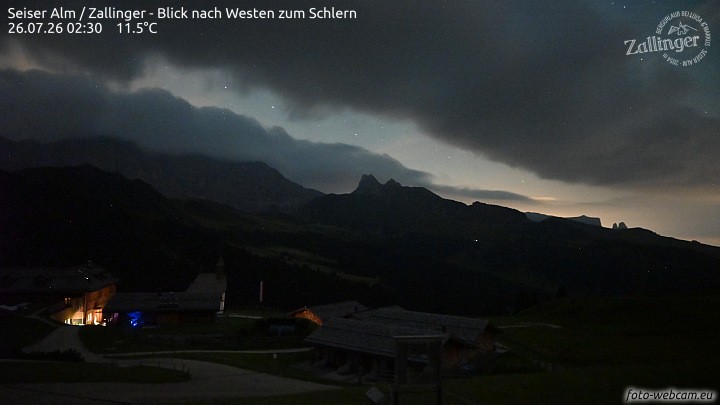 Archiv Foto Webcam Almgasthof Zallinger (Dolomiten)