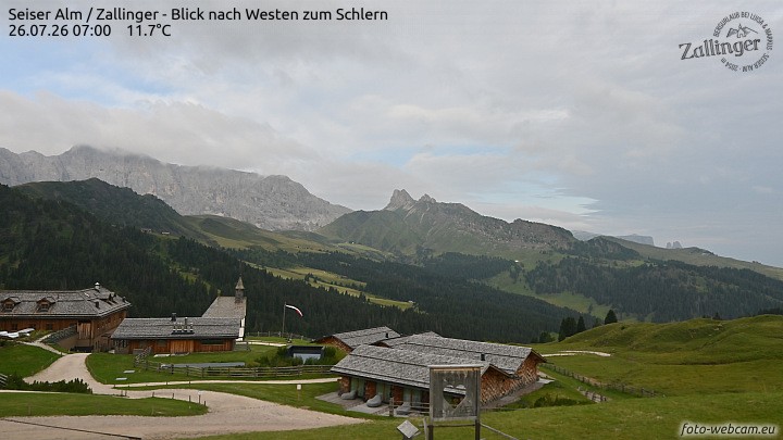 Archiv Foto Webcam Almgasthof Zallinger (Dolomiten)