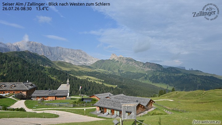 Archiv Foto Webcam Almgasthof Zallinger (Dolomiten)