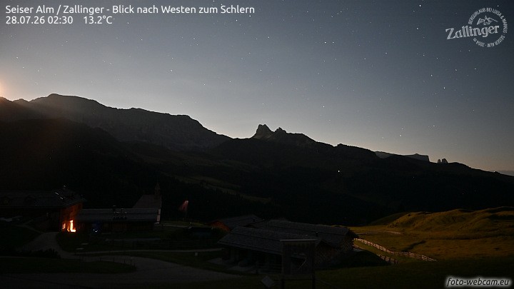 Archiv Foto Webcam Almgasthof Zallinger (Dolomiten)