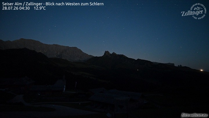 Archiv Foto Webcam Almgasthof Zallinger (Dolomiten)